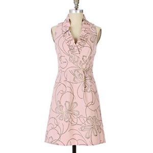 Anthropologie Leifsdottir Ruffled Cocktail Dress